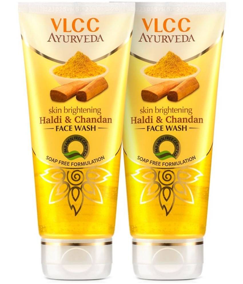     			VLCC Ayurveda Skin Brightening Haldi & Chandan Face Wash, 100 ml Each ( Pack of 3 )