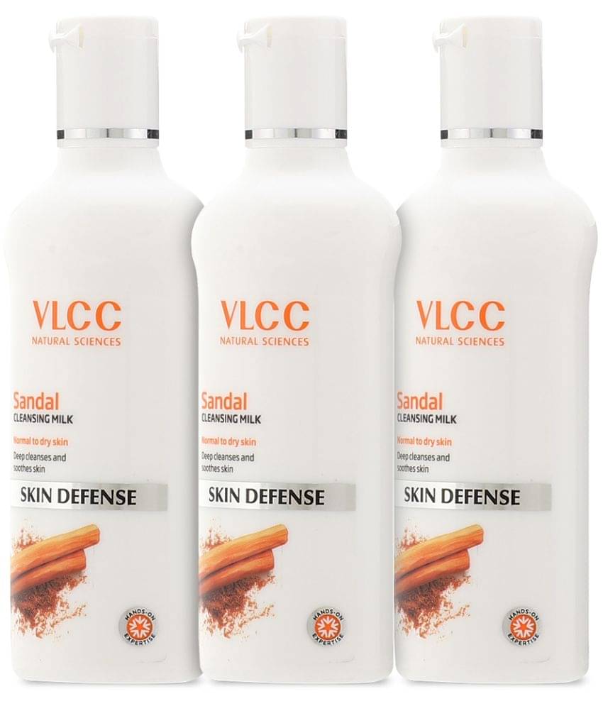     			Vlcc Sandal Cleansing Milk , 100Ml(Pack Of 3)