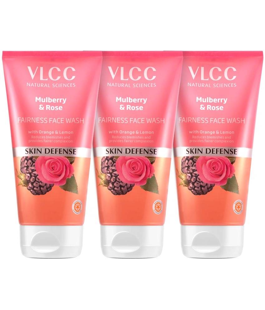     			VLCC Mulberry & Rose Facewash, 300 ml Buy One Get One ( Pack of 3 )