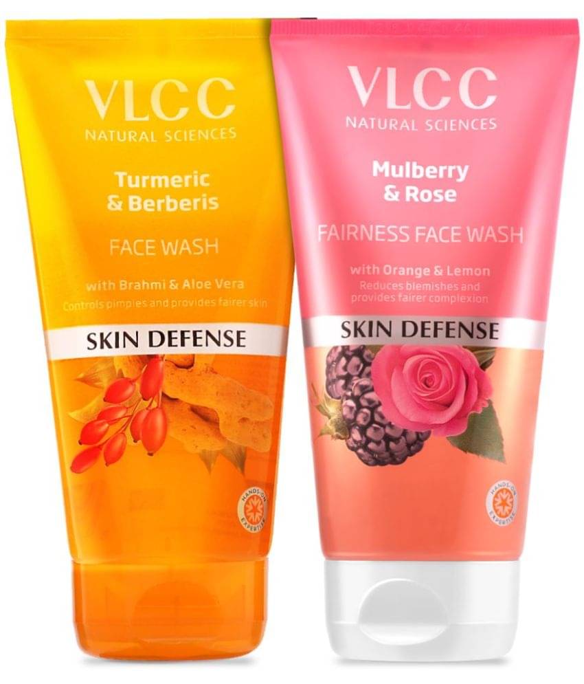     			Vlcc Combo Kit Turmeric & Berberis & Mulberry Face Wash ,150Ml(Pack Of 2)
