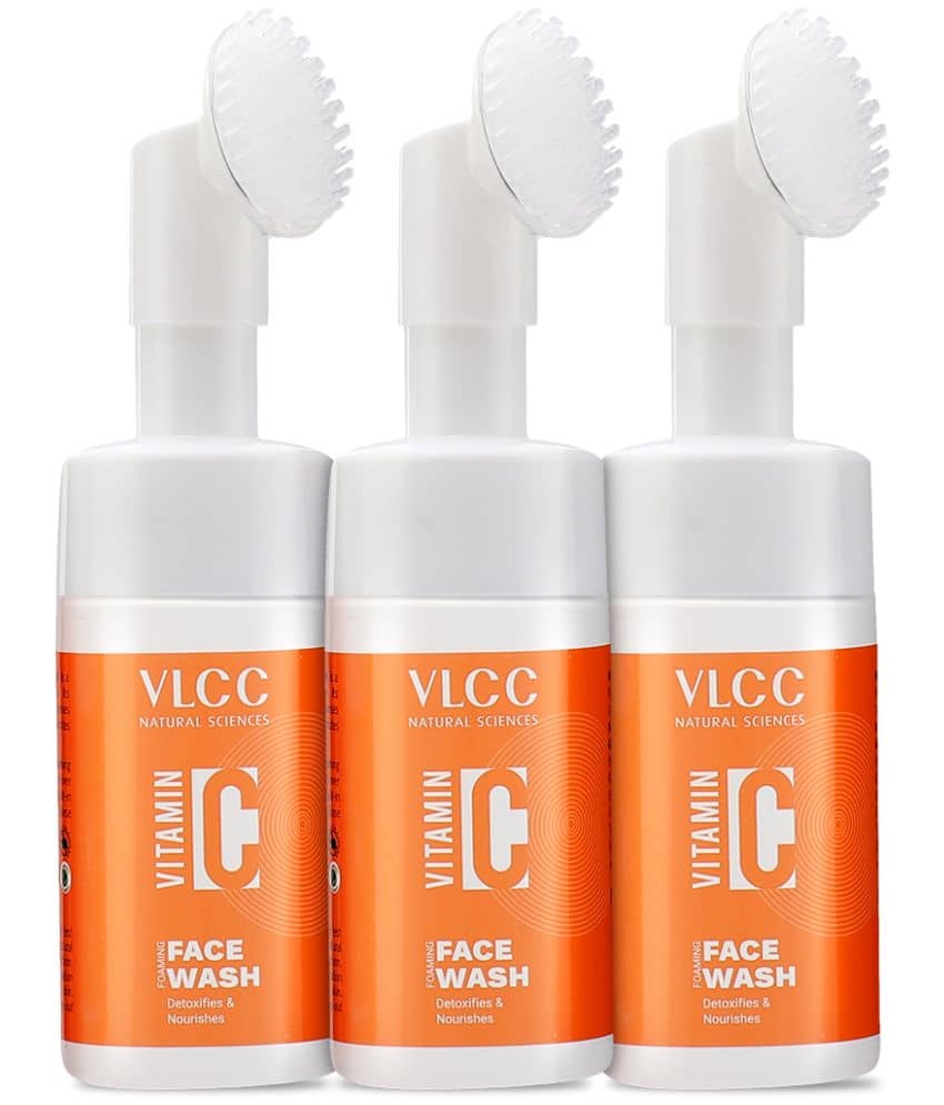 Vlcc Vitamin C Foaming Face Wash , 100Ml(Pack Of 3)