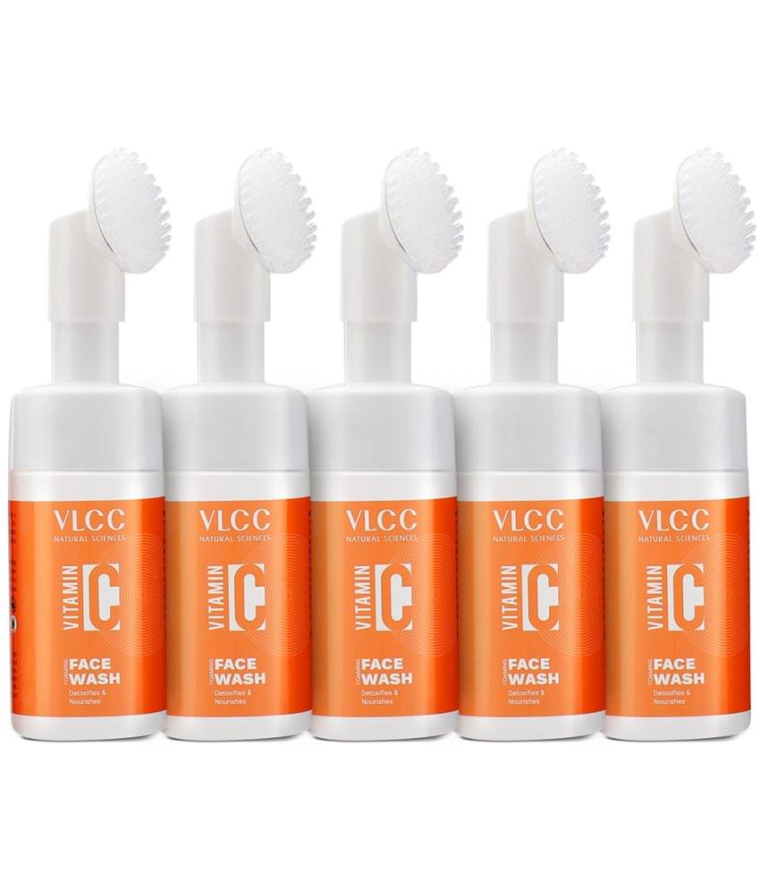    			Vlcc Vitamin C Foaming Face Wash , 100Ml(Pack Of 5)
