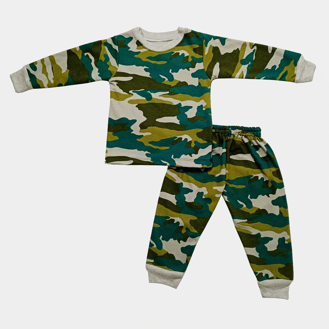 harshvardhanmart.com Pack of 1 Unisex for Baby Fleece T-Shirt & Trouser ( Multicolor )