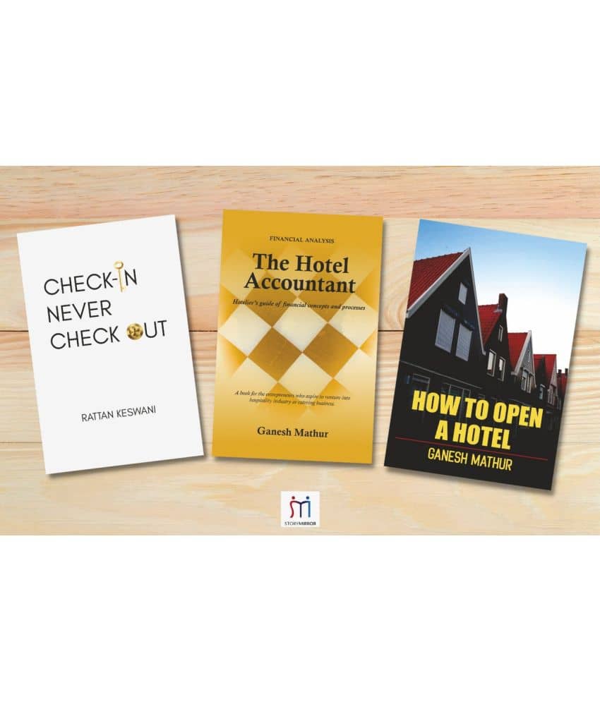 3 Book Combo On Financial Analysis, Entrepreneurship, & Hotel Industry Dream
