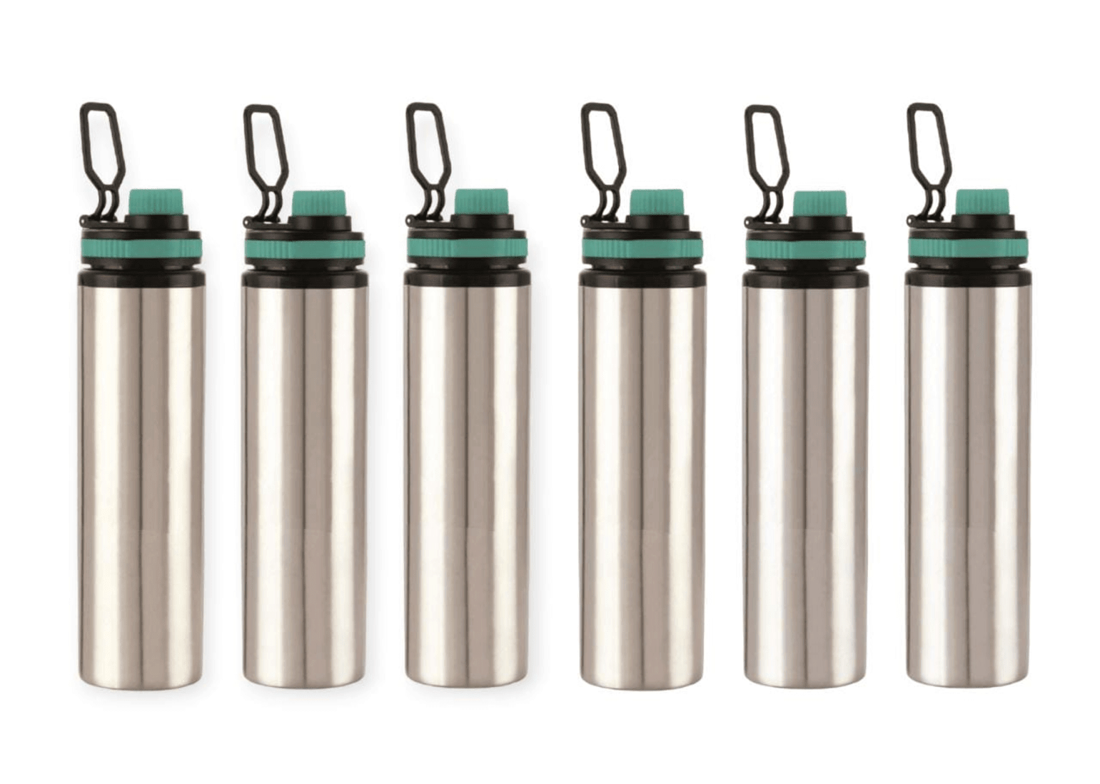 ATROCK Water Bottle Blue Water Bottle 900 mL ( Set of 6 )