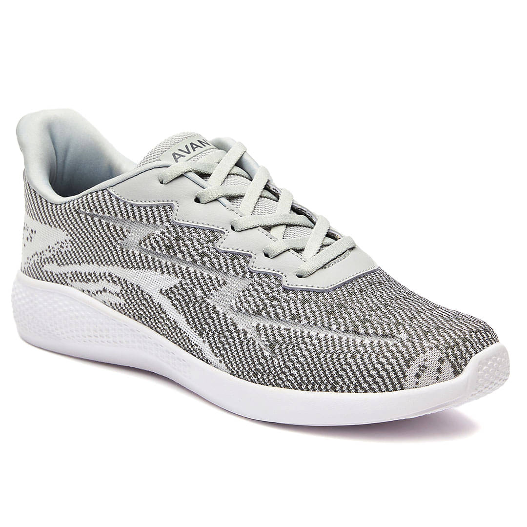     			Avant Classic Knitted White Men's Sports Running Shoes