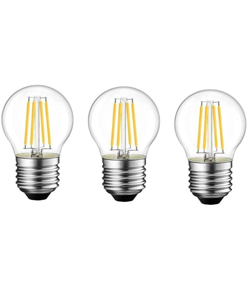     			DAJUBHAI - 4W Warm White LED Bulb ( Pack of 3 )