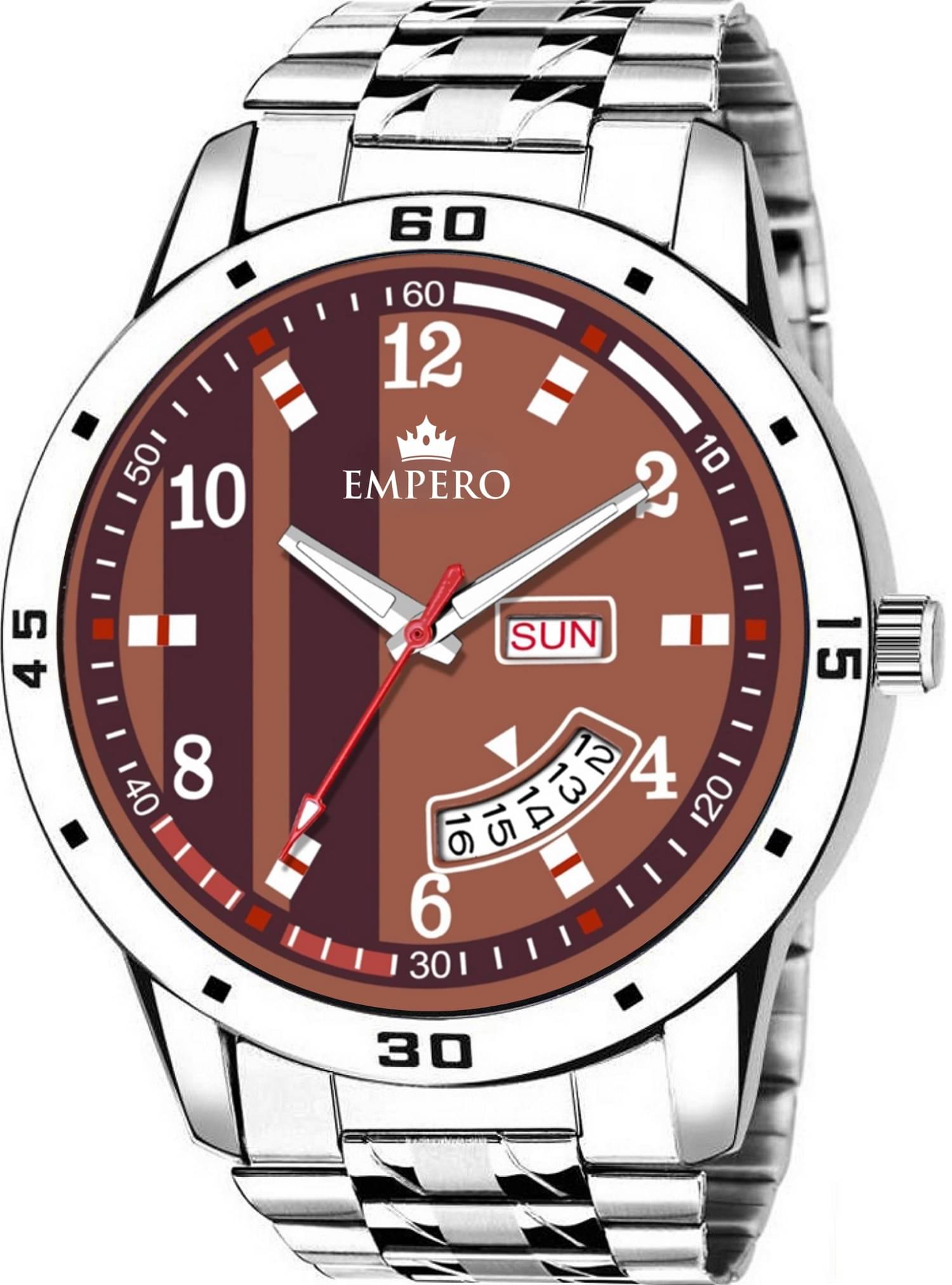     			EMPERO - Silver Stainless Steel Analog Men's Watch