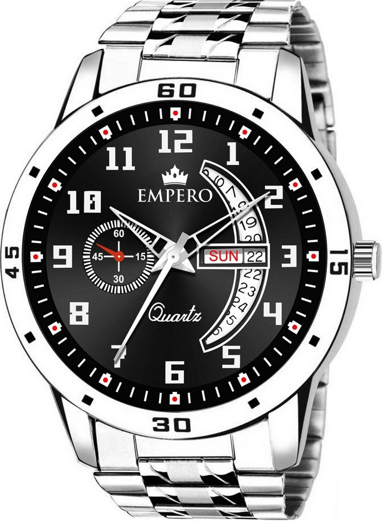     			EMPERO - Silver Stainless Steel Analog Men's Watch