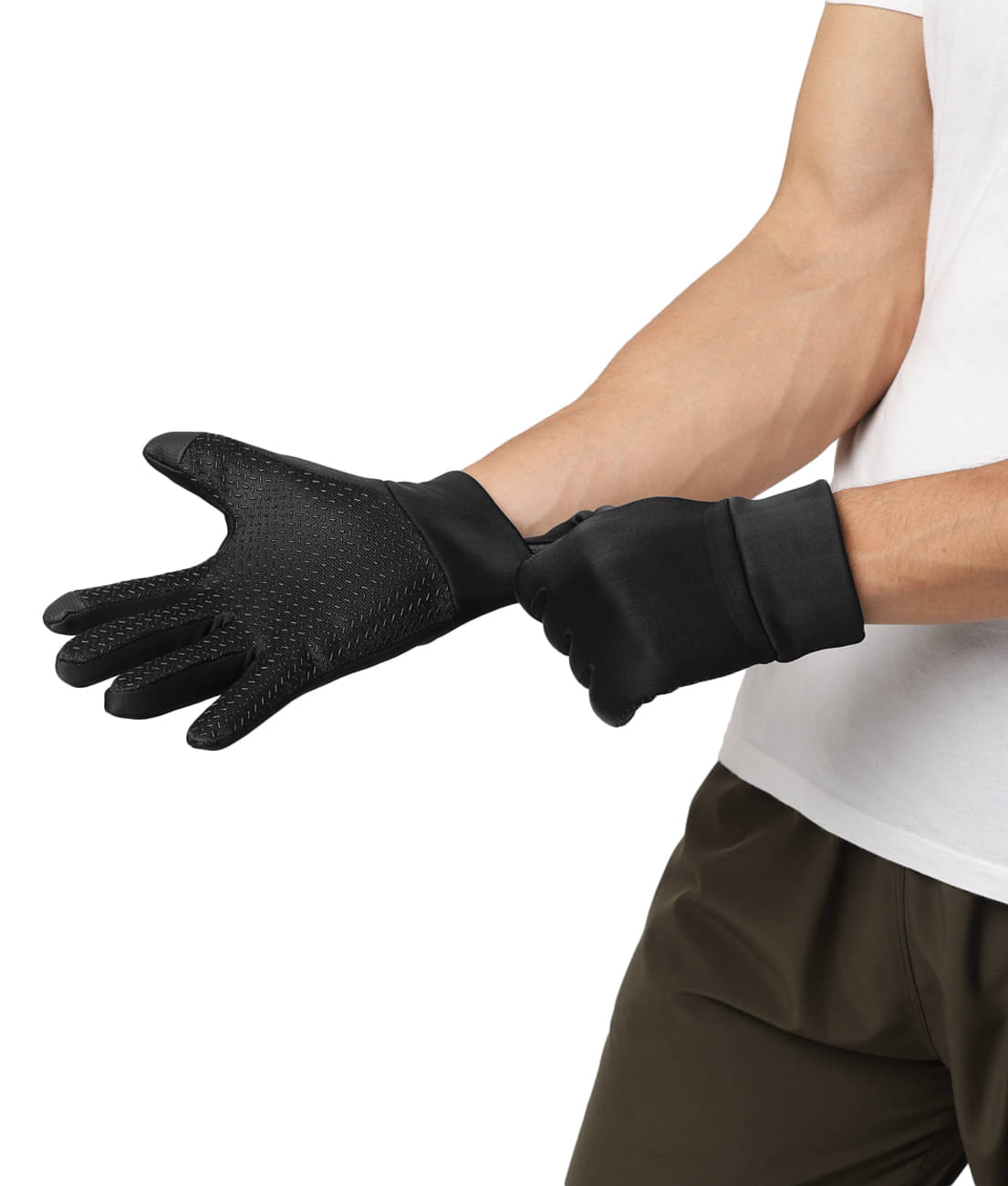     			Mahek Accessories - Full Fingers Breathable Mesh Riding Gloves ( Pair of 1 )