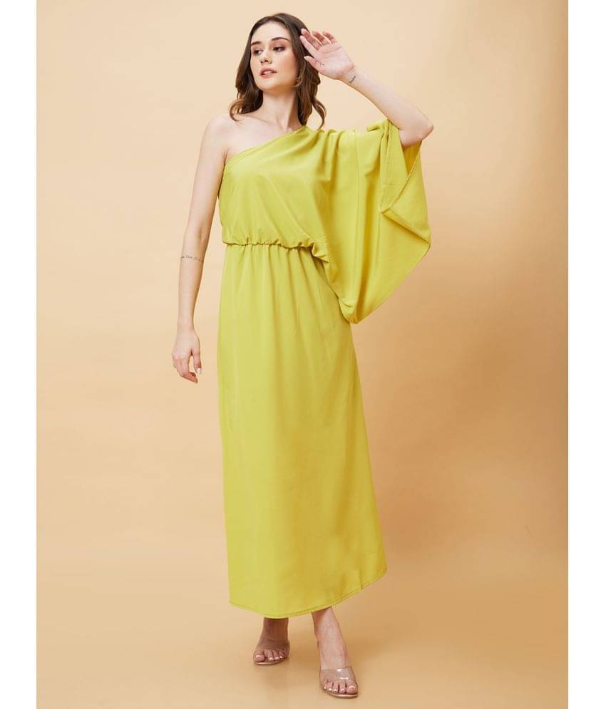     			Globus - Green Polyester Women's Fit & Flare Dress ( Pack of 1 )