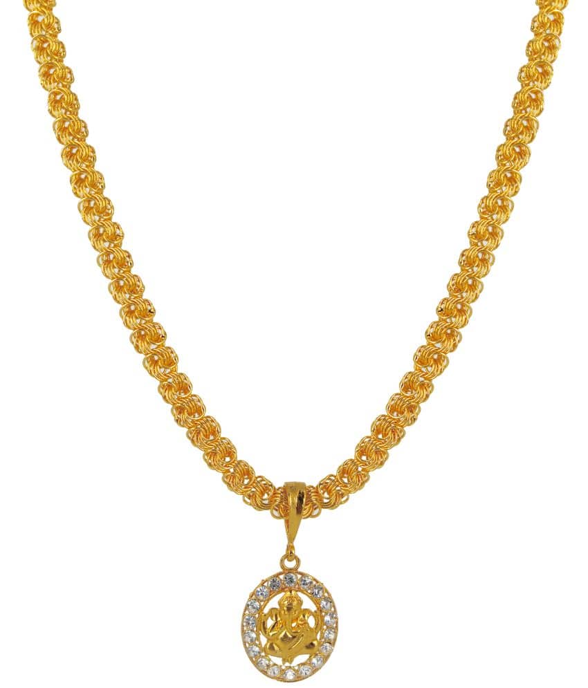 JIPPA - Gold Pendant set ( Pack of 1 )