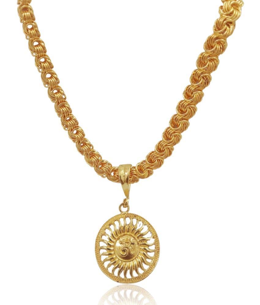 JIPPA - Gold Pendant set ( Pack of 1 )