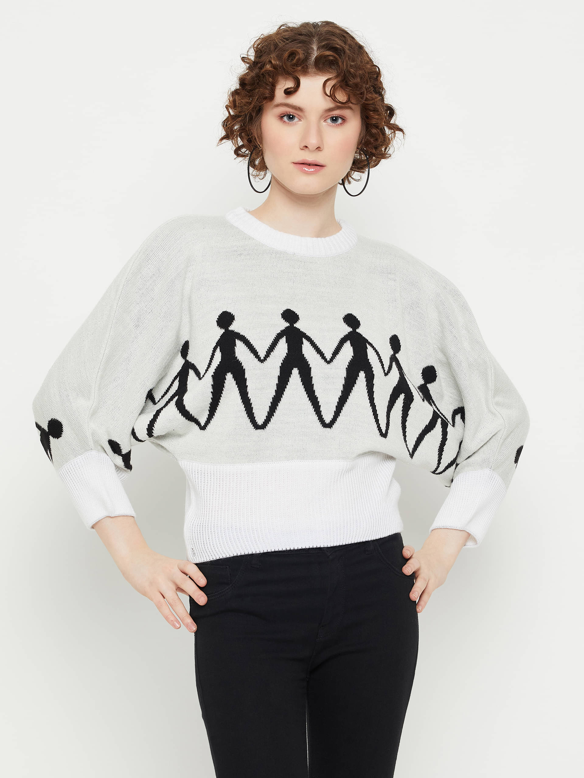 KASMA Acro Wool Grey Pullovers - KASMA Acro Wool Grey Pullovers -