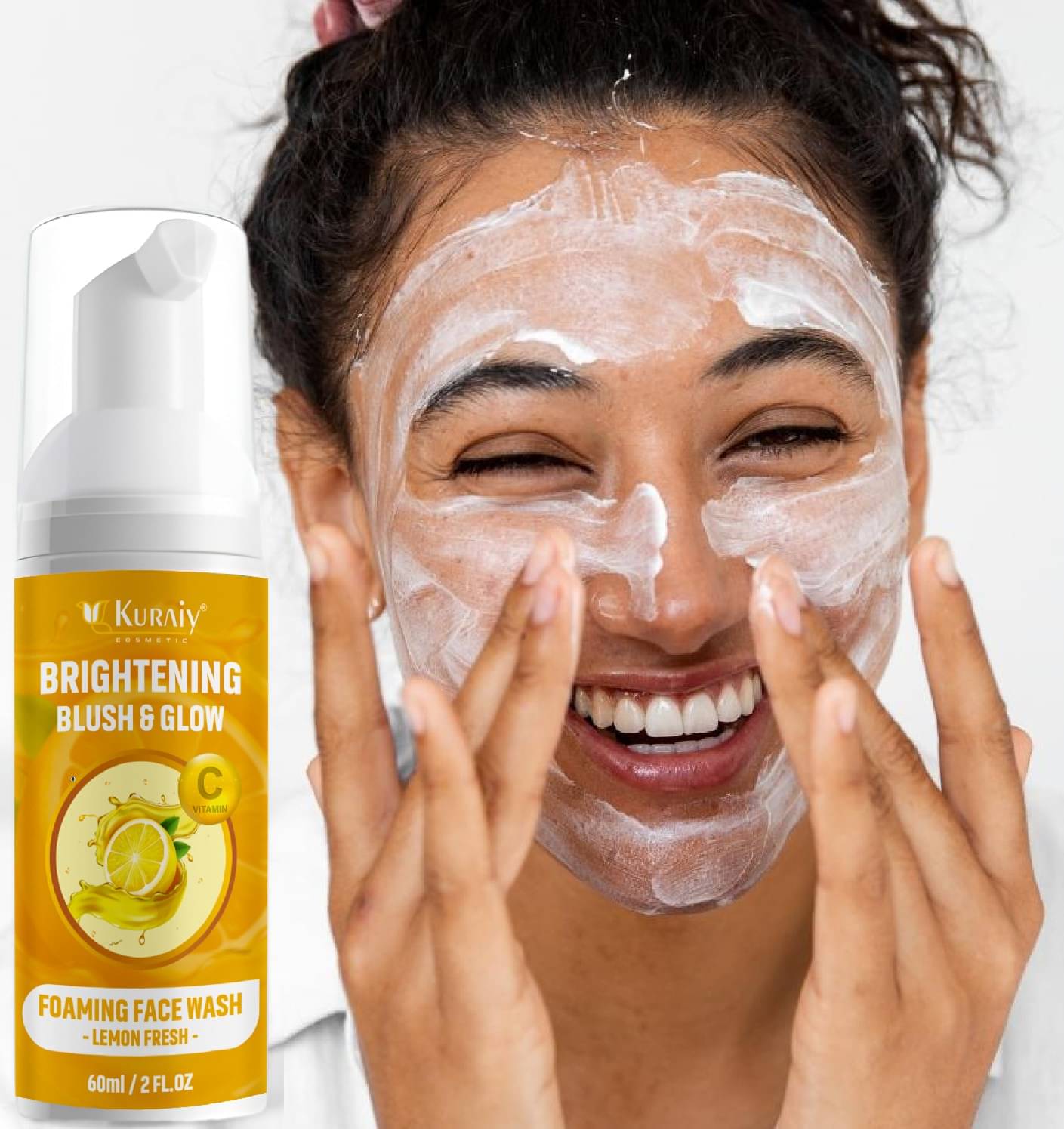     			KURAIY Face Wash Cream With Natural Deep Moisturizing Face wash Tube pack of 1