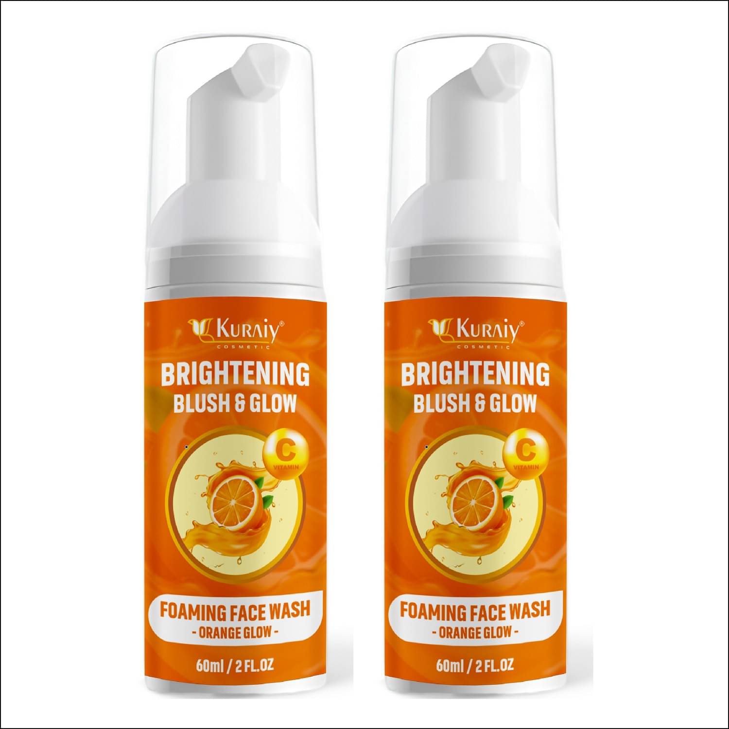     			KURAIY Face Wash Soothing Clear Calming Facial Cleanser 150ml pack of 2