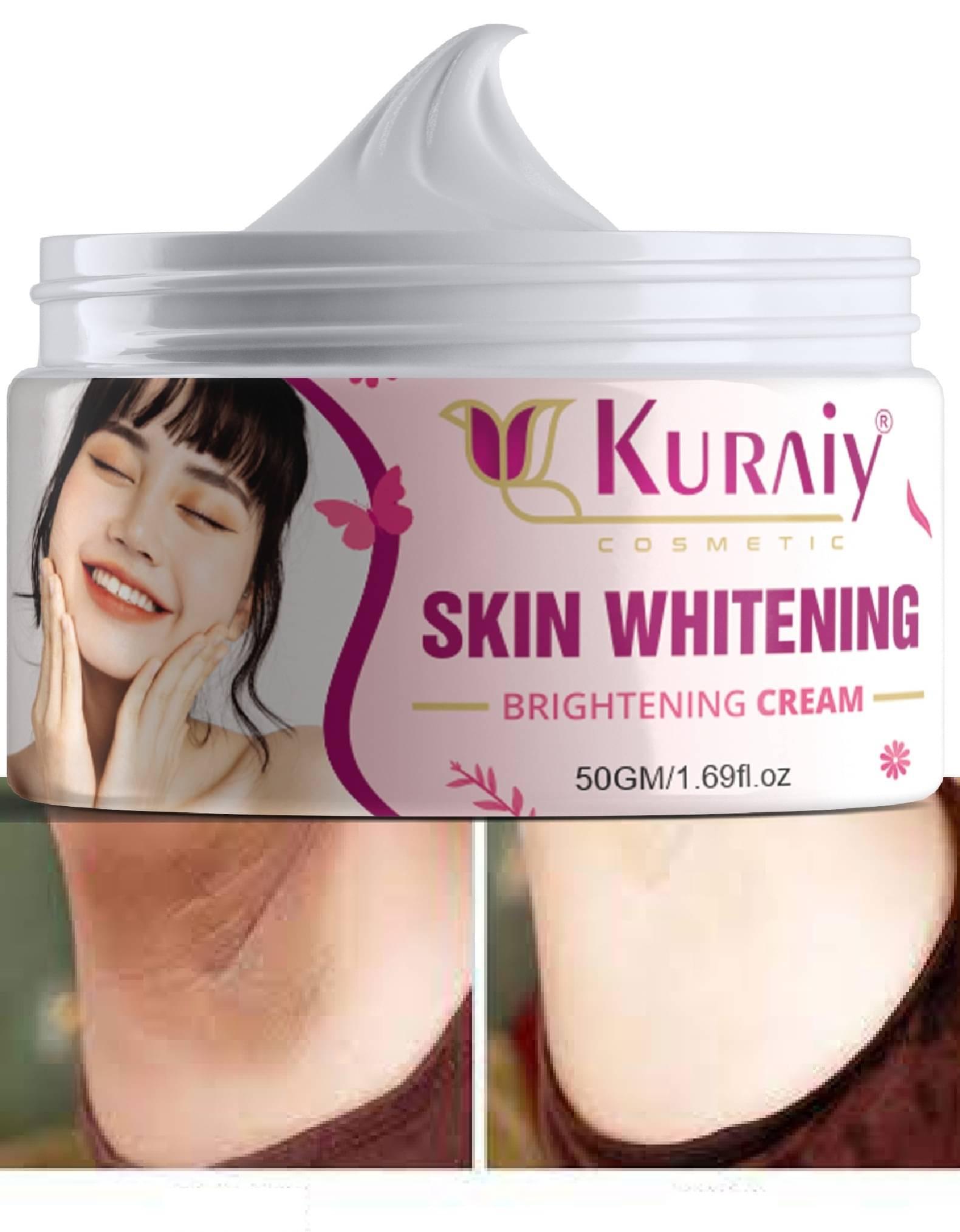     			KURAIY Whitening Cream To Remove Melanin For Men & Women (50gm) Pack of 1