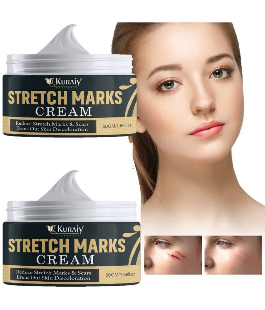 Kuraiy Stretch Oil with Coconut, Olive & Jojoba Oils, For Scars & Stretchmark Oil Pack of 2