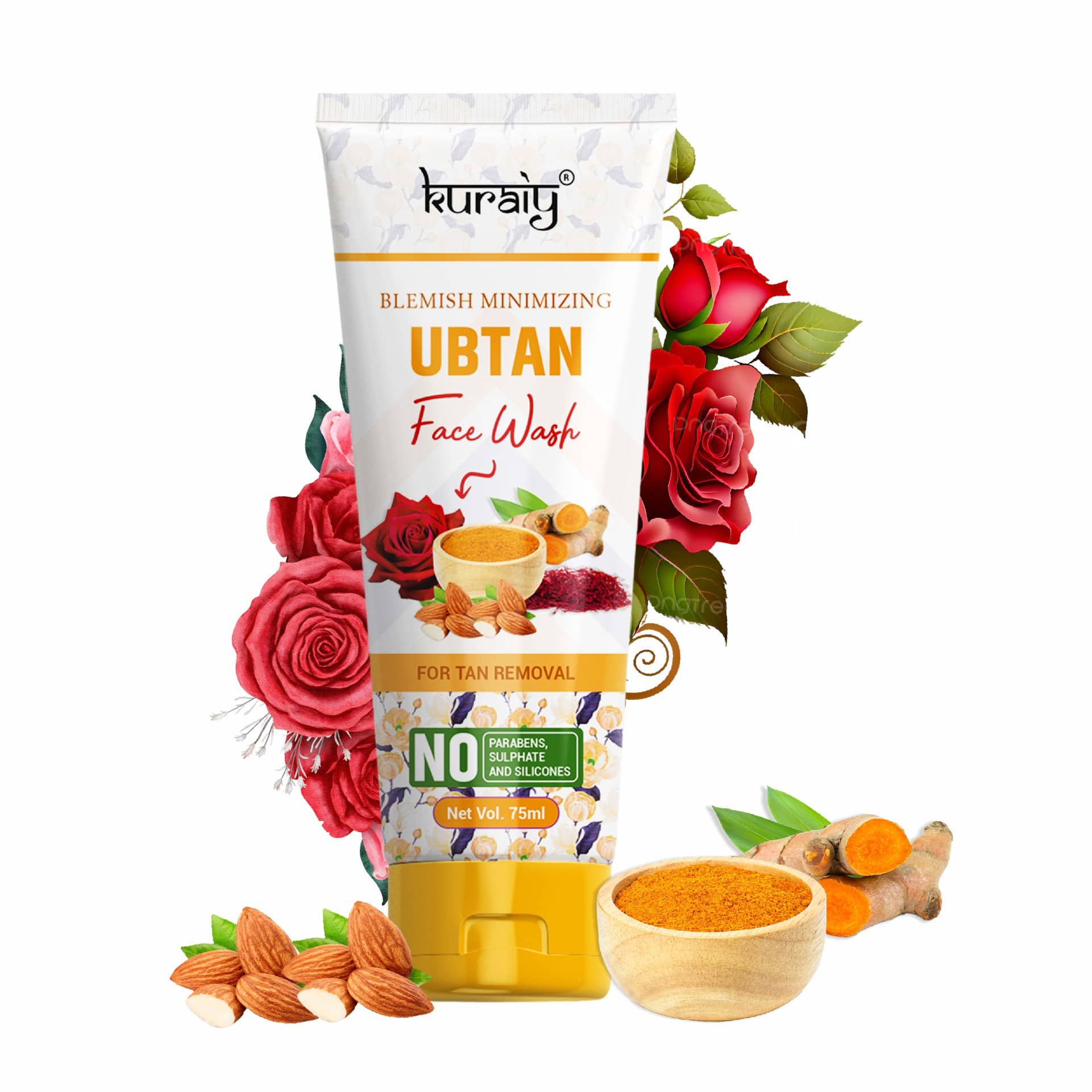 KURAIY Brightening Face Wash For Dry Skin Oily Skin Combination Moisturizing pack of 1