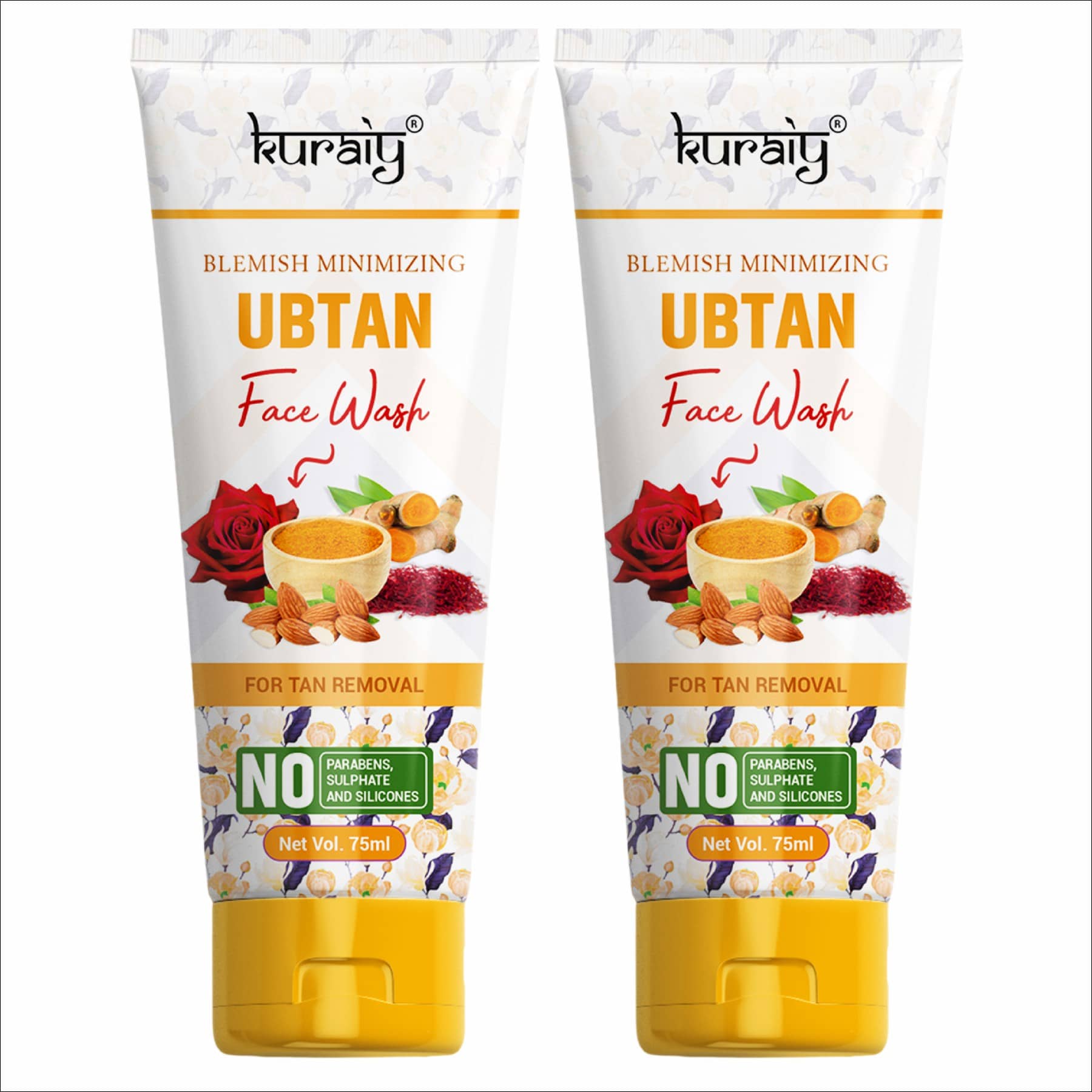 KURAIY Facial Cleanser Face Washing Remove Blackhead Face wash pack of 2