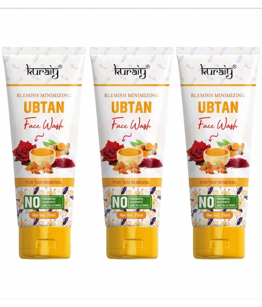 KURAIY Facial Cleanser Face Washing Remove Blackhead Face wash pack of 3