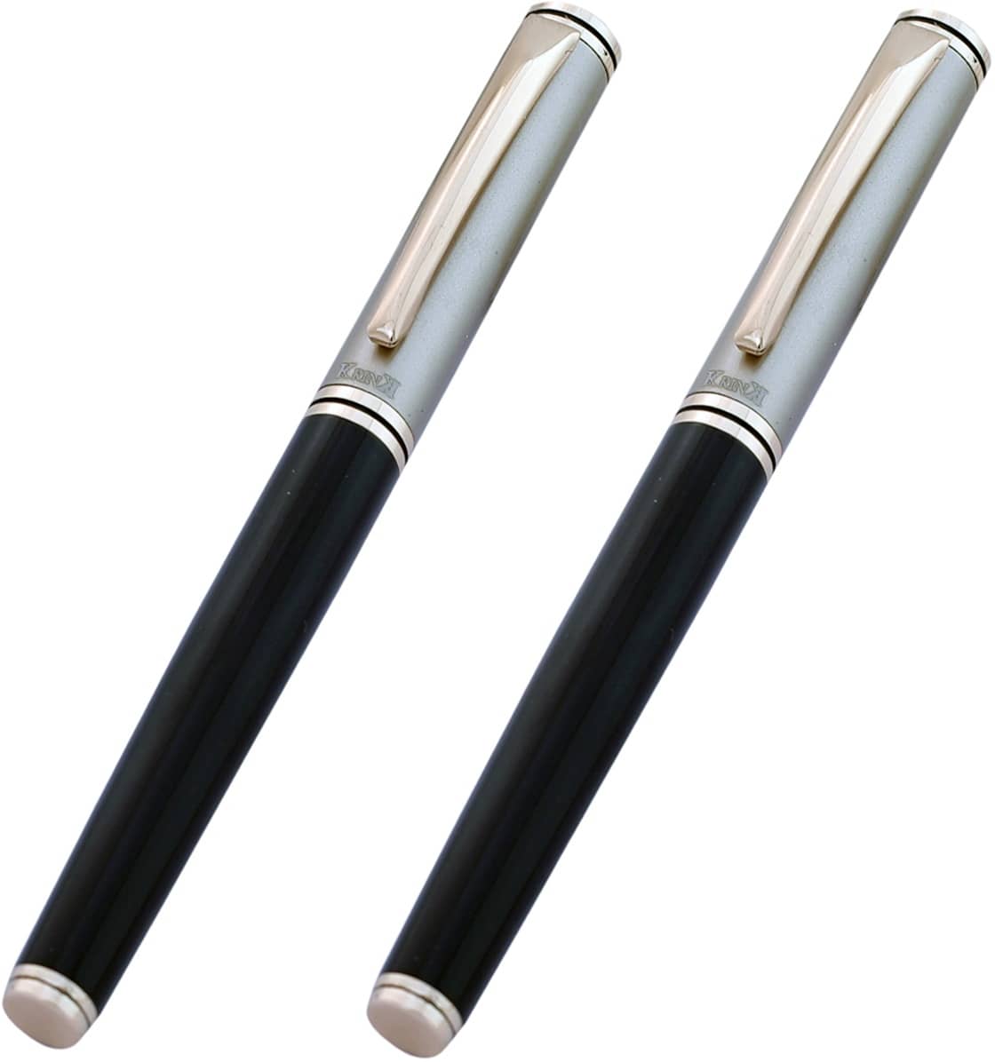 Krink Metal Pen Fitted with Germany Made Refill Presented in Gift Box Roller Ball Pen(Blue) - Pack of 2 - Stationery | Buy online on ZillyBuy