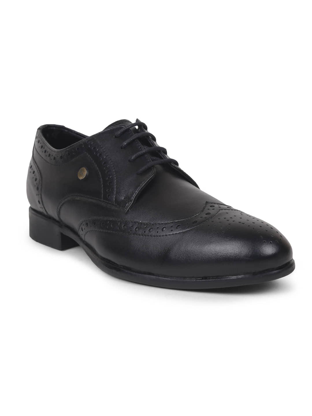 Liberty - Black Men's Brogue Formal Shoes - Formal Shoes | Buy online on ZillyBuy