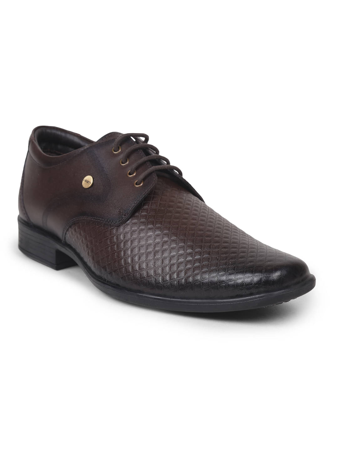     			Liberty - Brown Men's Derby Formal Shoes