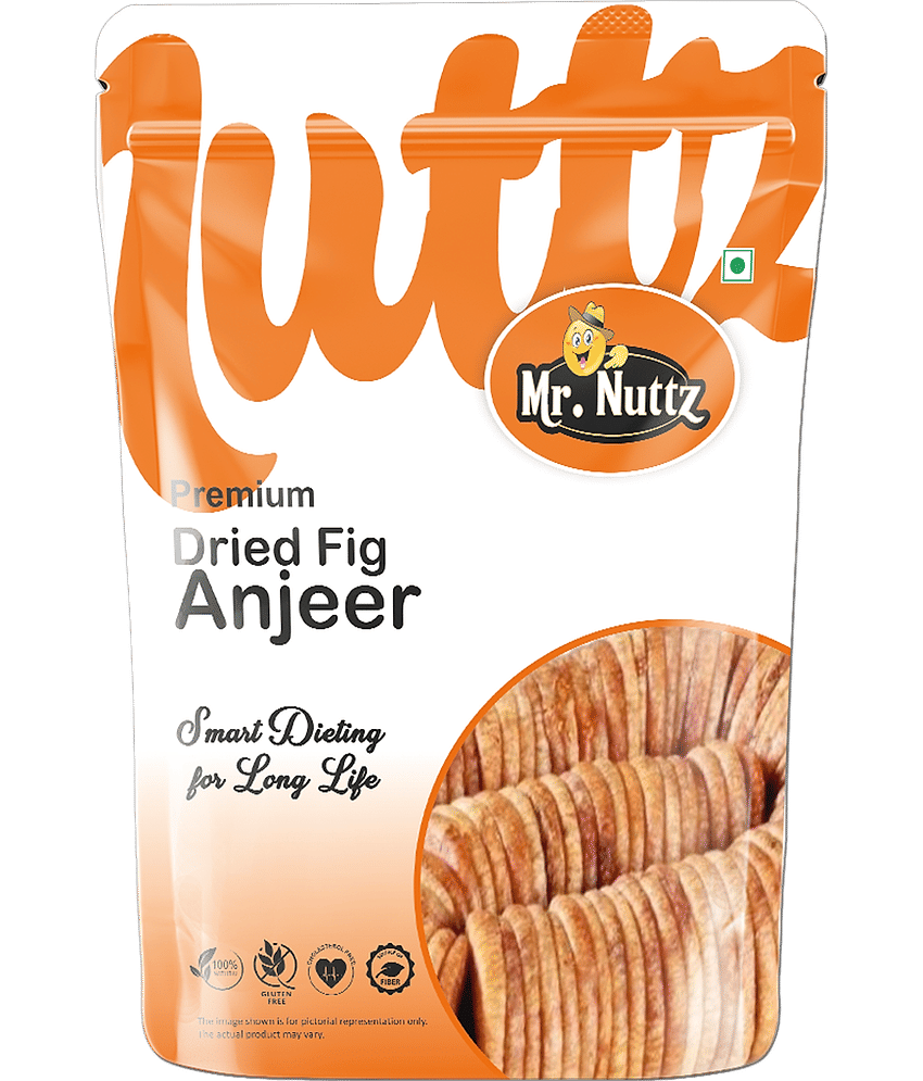 Mr.Nuttz Premium Afghani Anjeer - 500g | Dried Fig | Natural, Rich in Iron & Fibre - Figs (500 g)