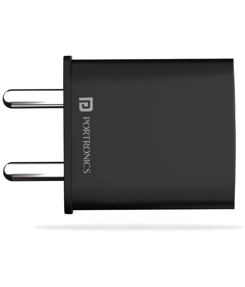     			Portronics - Type C 3A Wall Charger