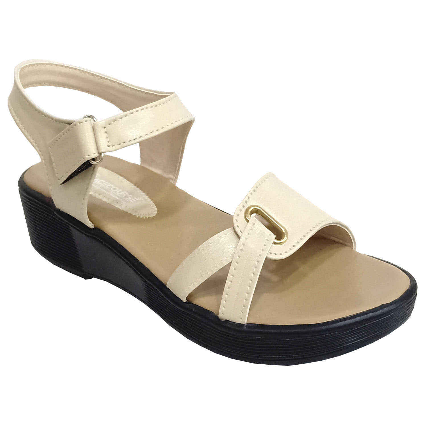 Racecourse - Beige Women's Sandal Heels - Heels | Buy online on ZillyBuy