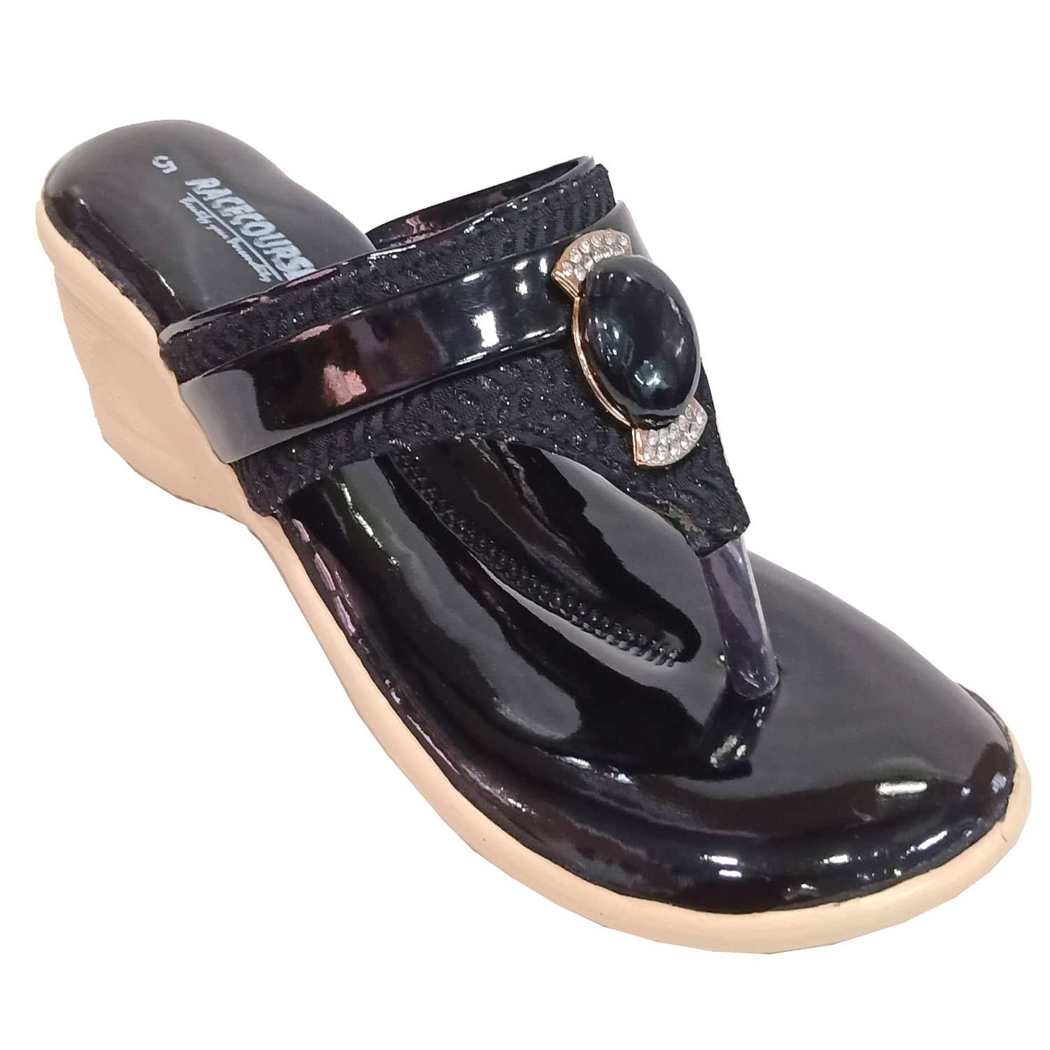 Racecourse - Black Women's Slip On Heels - Heels | Buy online on ZillyBuy