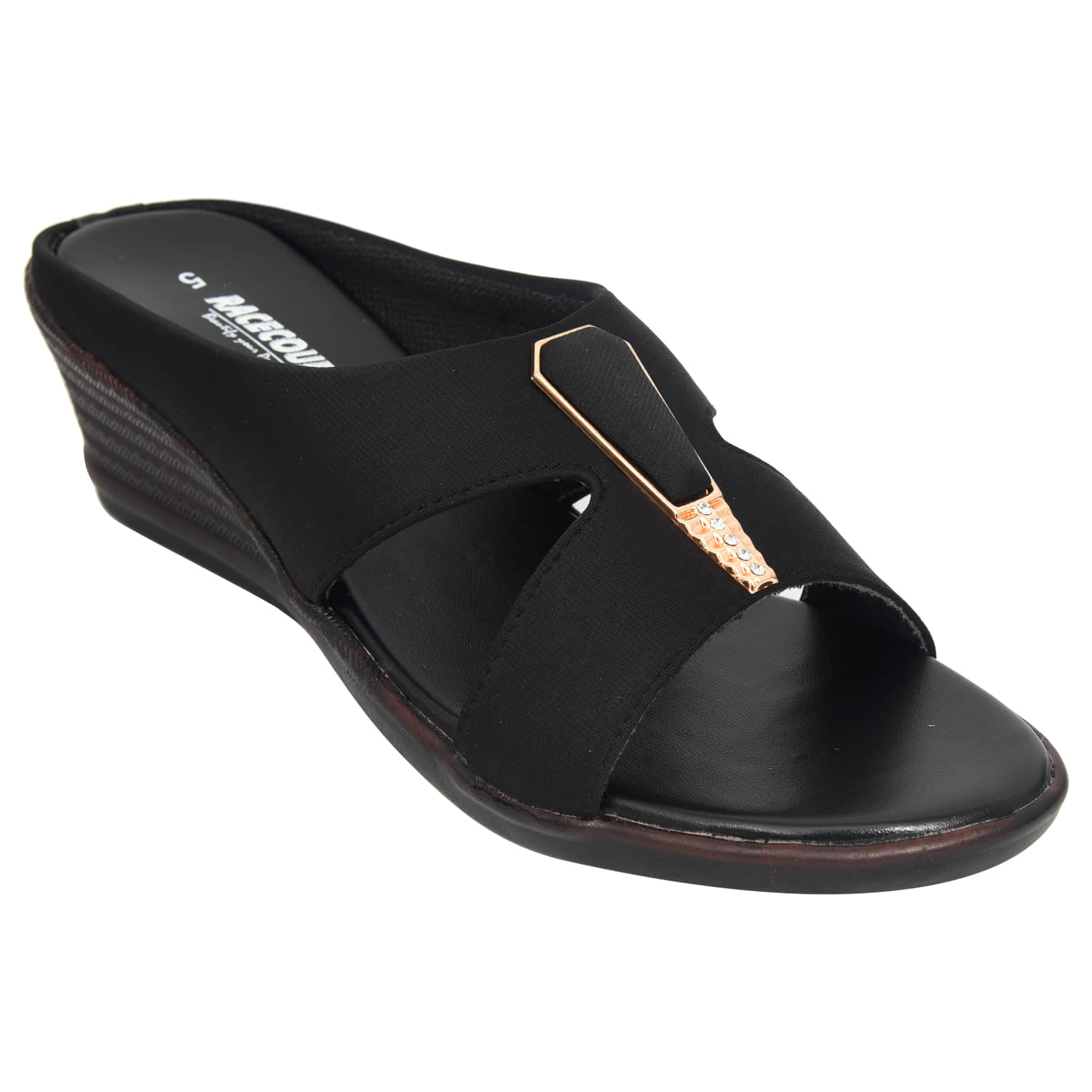 Racecourse - Black Women's Slip On Heels - Heels | Buy online on ZillyBuy