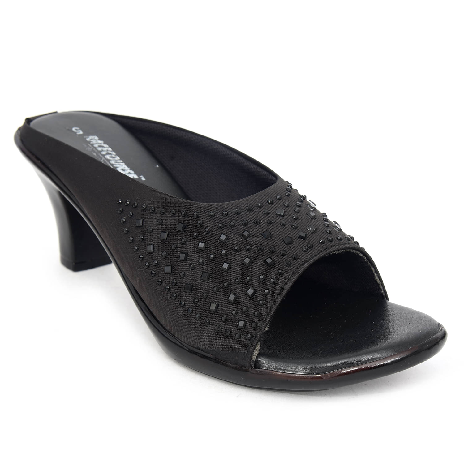 Racecourse - Black Women's Slip On Heels Racecourse - Black Women's Slip On Heels