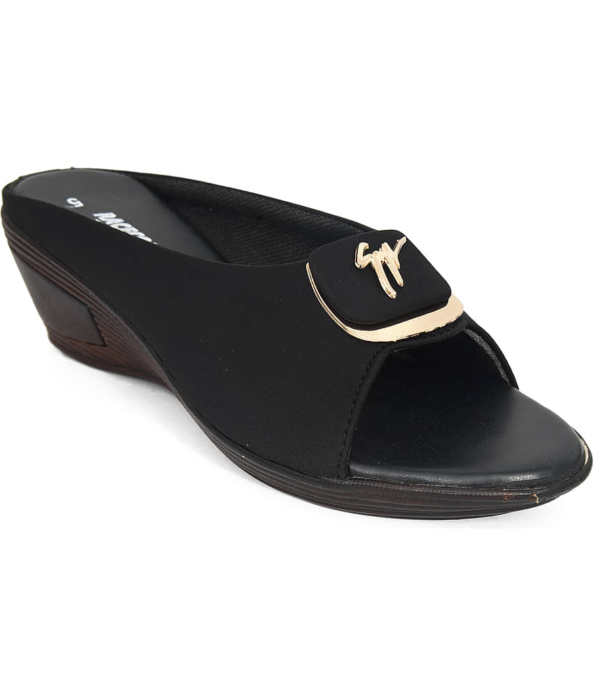 Racecourse - Black Women's Slip On Heels - Heels | Buy online on ZillyBuy