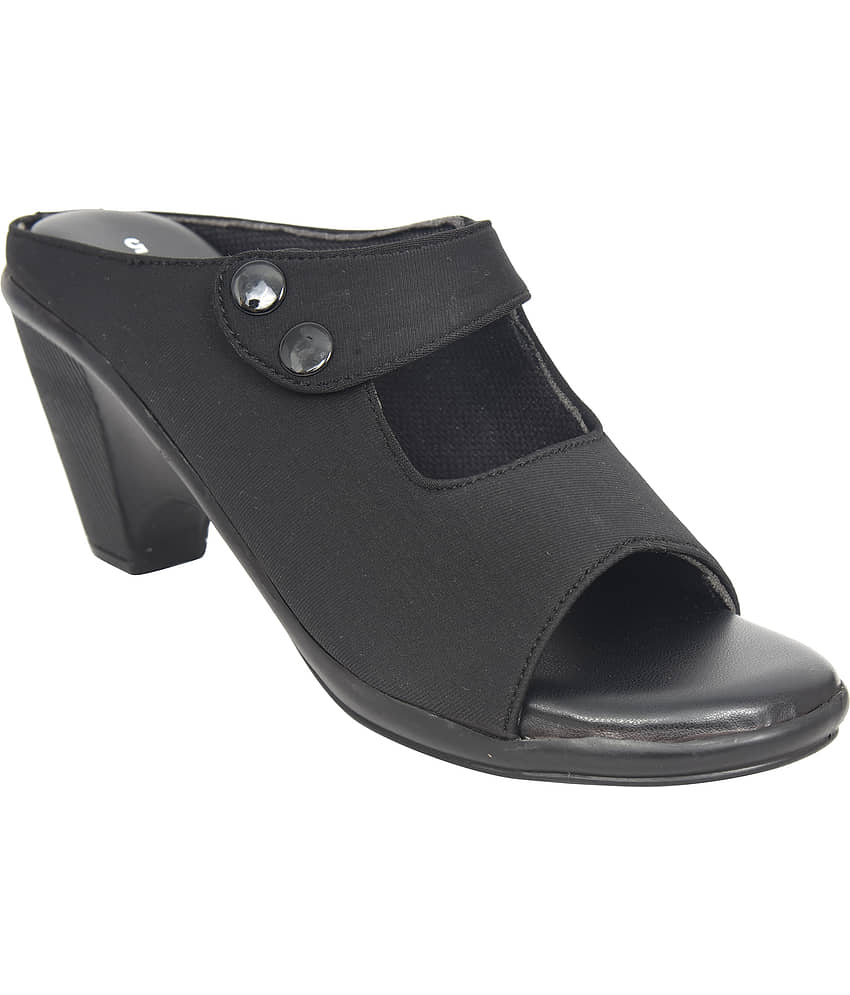 Racecourse - Black Women's Slip On Heels - Heels | Buy online on ZillyBuy