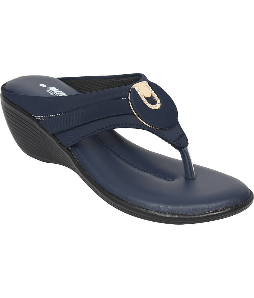 Racecourse - Blue Women's Slip On Heels - Heels | Buy online on ZillyBuy