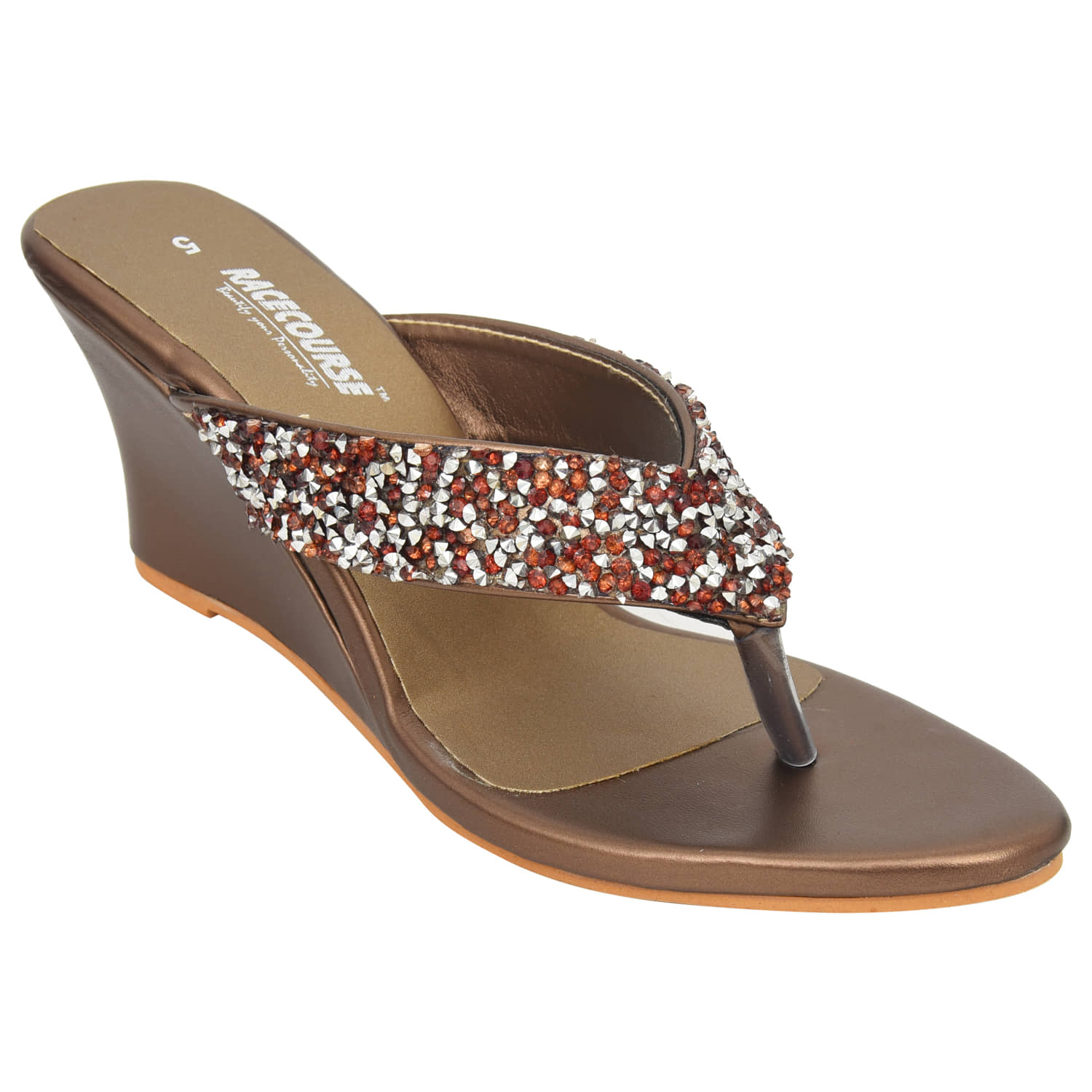 Racecourse - Brown Women's Slip On Heels - Heels | Buy online on ZillyBuy