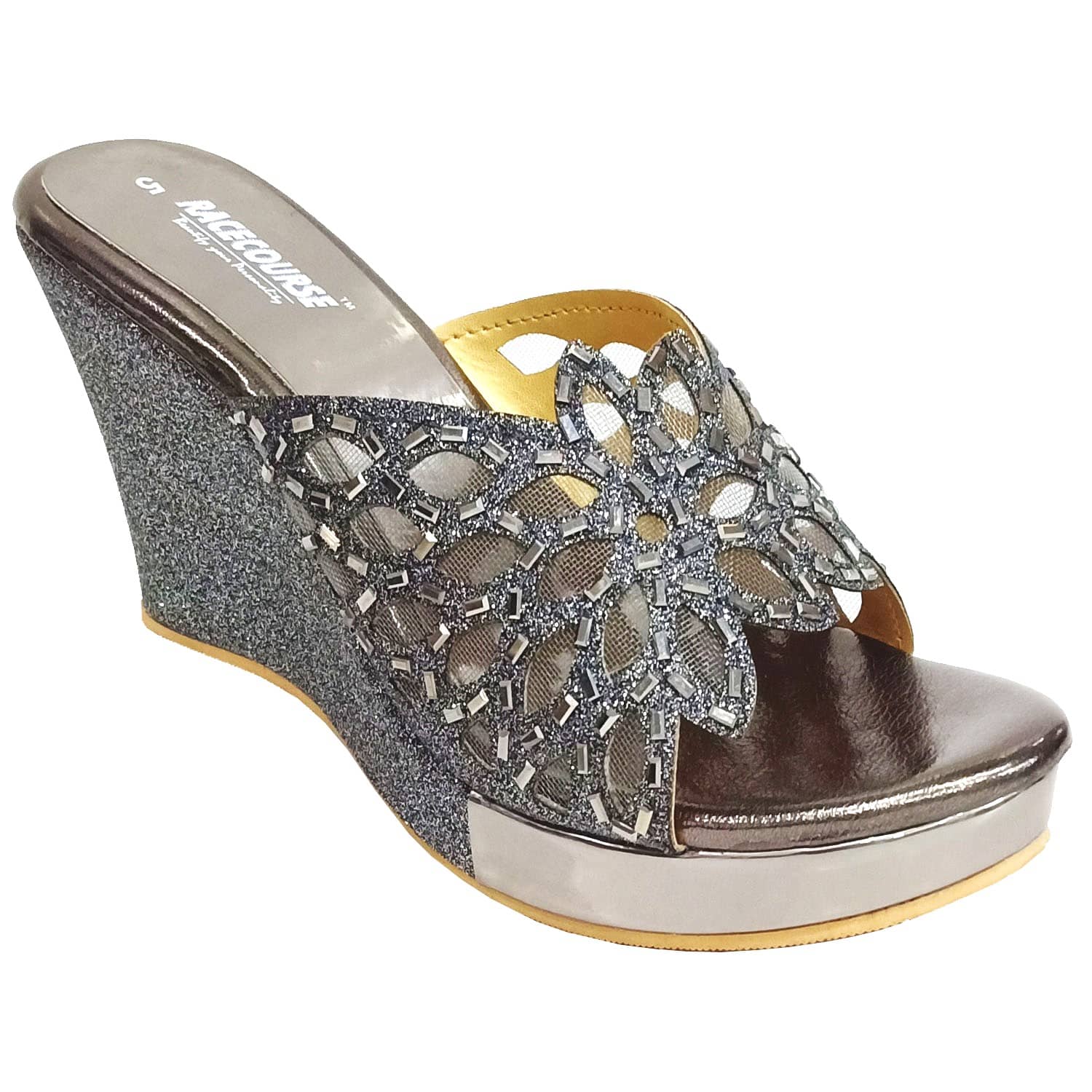 Racecourse - Gray Women's Slip On Heels - Heels | Buy online on ZillyBuy