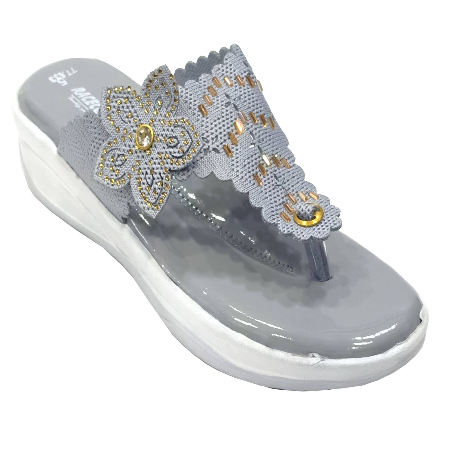 Racecourse - Gray Women's Slip On Heels - Heels | Buy online on ZillyBuy