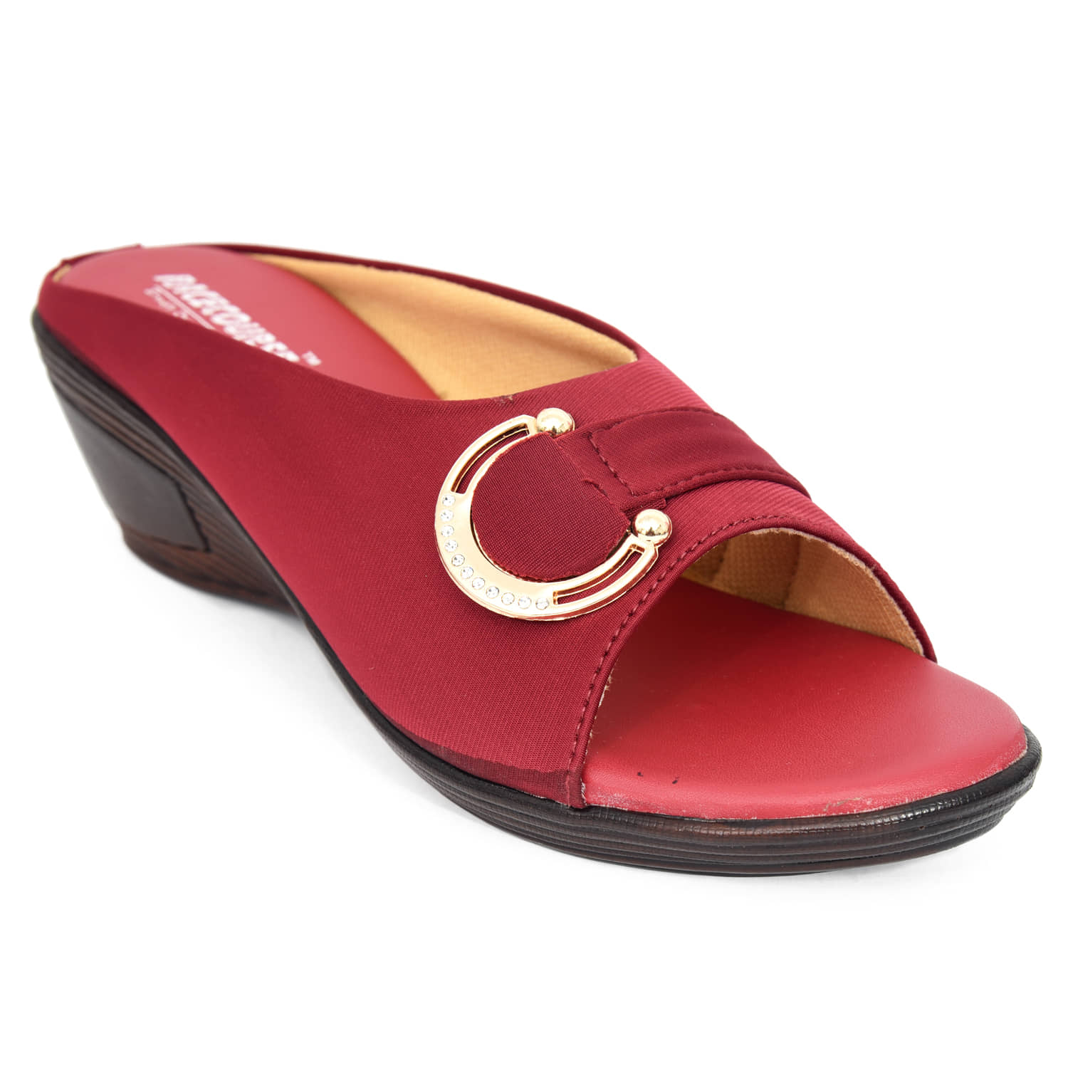 Racecourse - Maroon Women's Slip On Heels - Heels | Buy online on ZillyBuy
