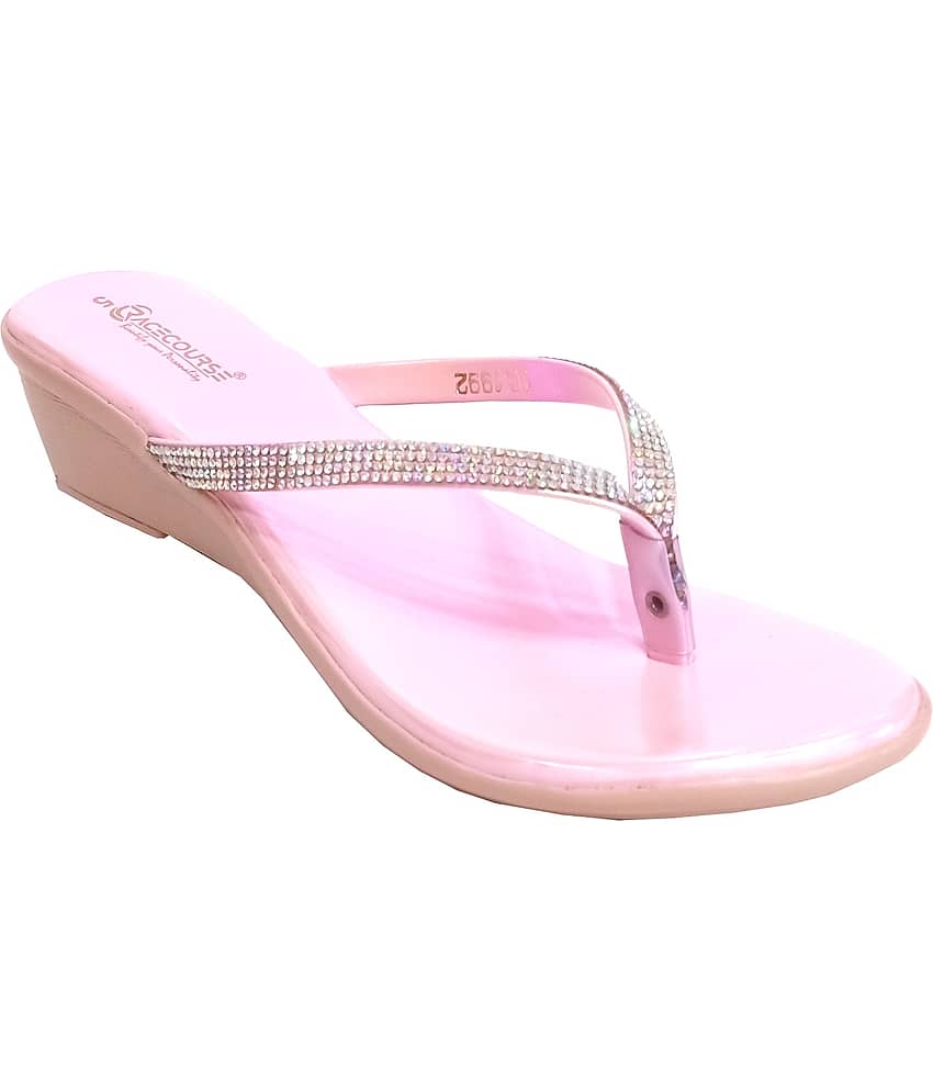 Racecourse - Pink Women's Slip On Heels - Heels | Buy online on ZillyBuy