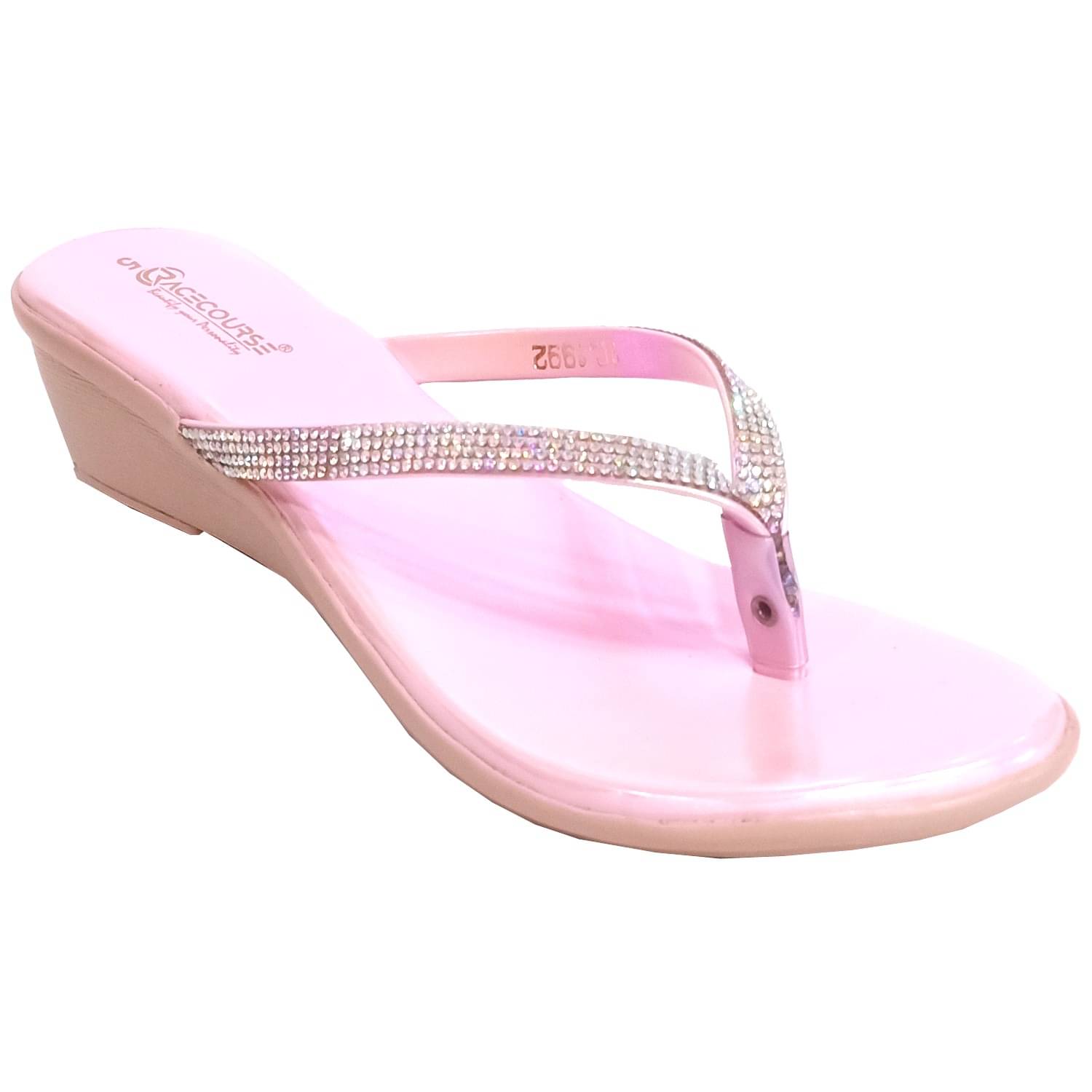 Racecourse - Pink Women's Slip On Heels Racecourse - Pink Women's Slip On Heels