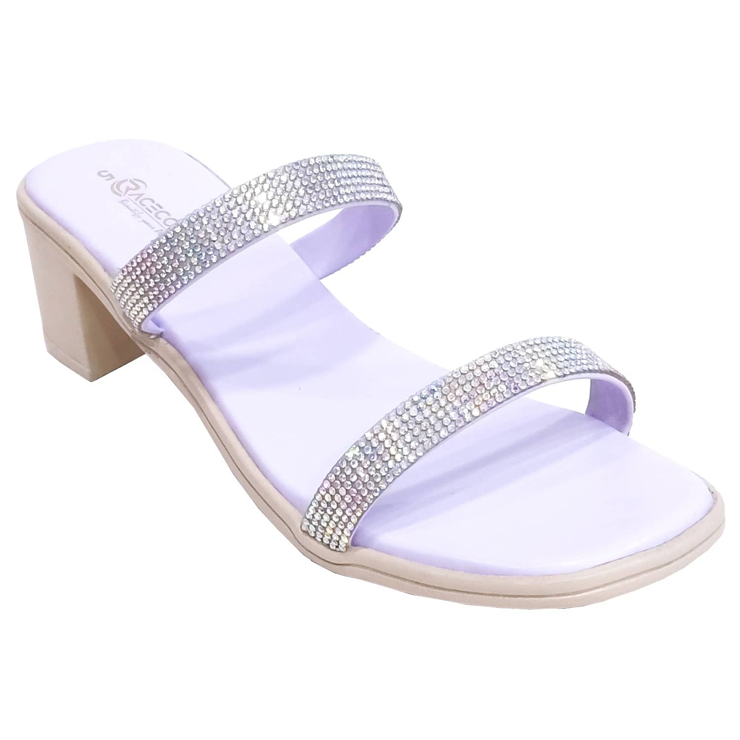 Racecourse - Purple Women's Slip On Heels - Heels | Buy online on ZillyBuy