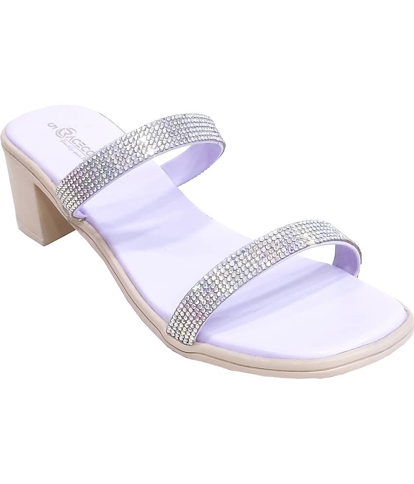 Racecourse - Purple Women's Slip On Heels - Heels | Buy online on ZillyBuy