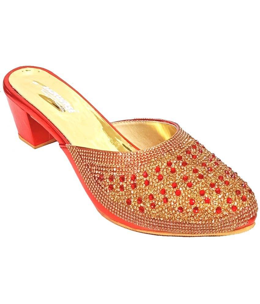 Racecourse - Red Women's Mules Heels     			Racecourse - Red Women's Mules Heels