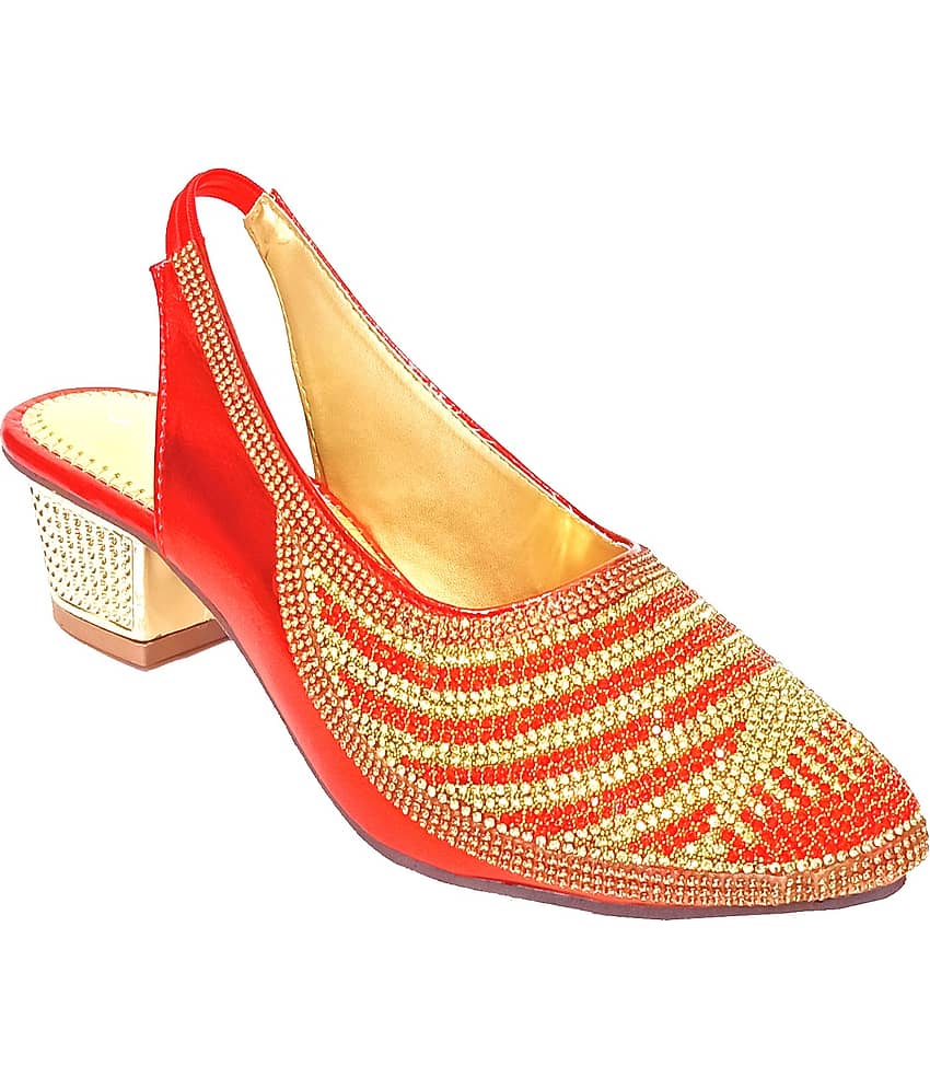 Racecourse - Red Women's Mules Heels - Heels | Buy online on ZillyBuy