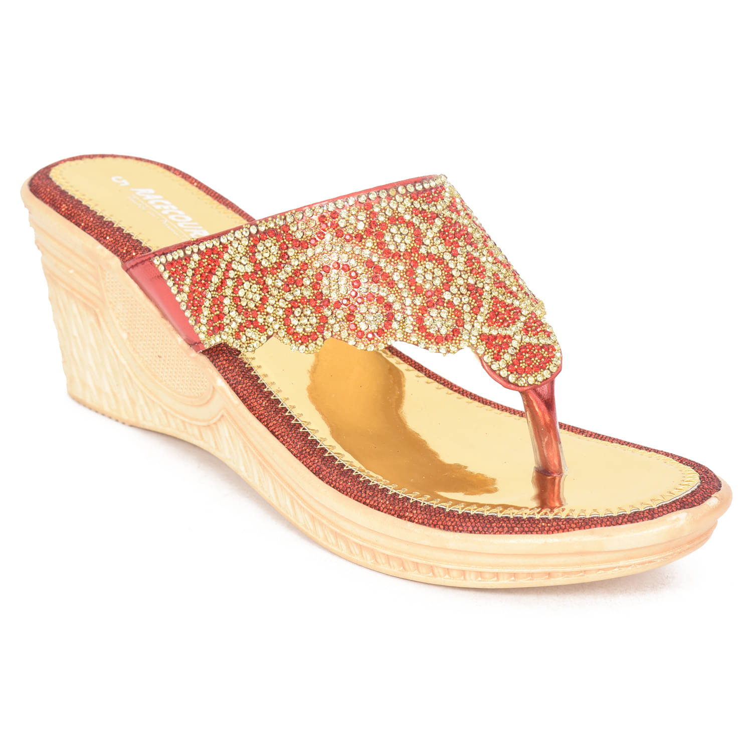 Racecourse - Red Women's Slip On Heels Racecourse - Red Women's Slip On Heels