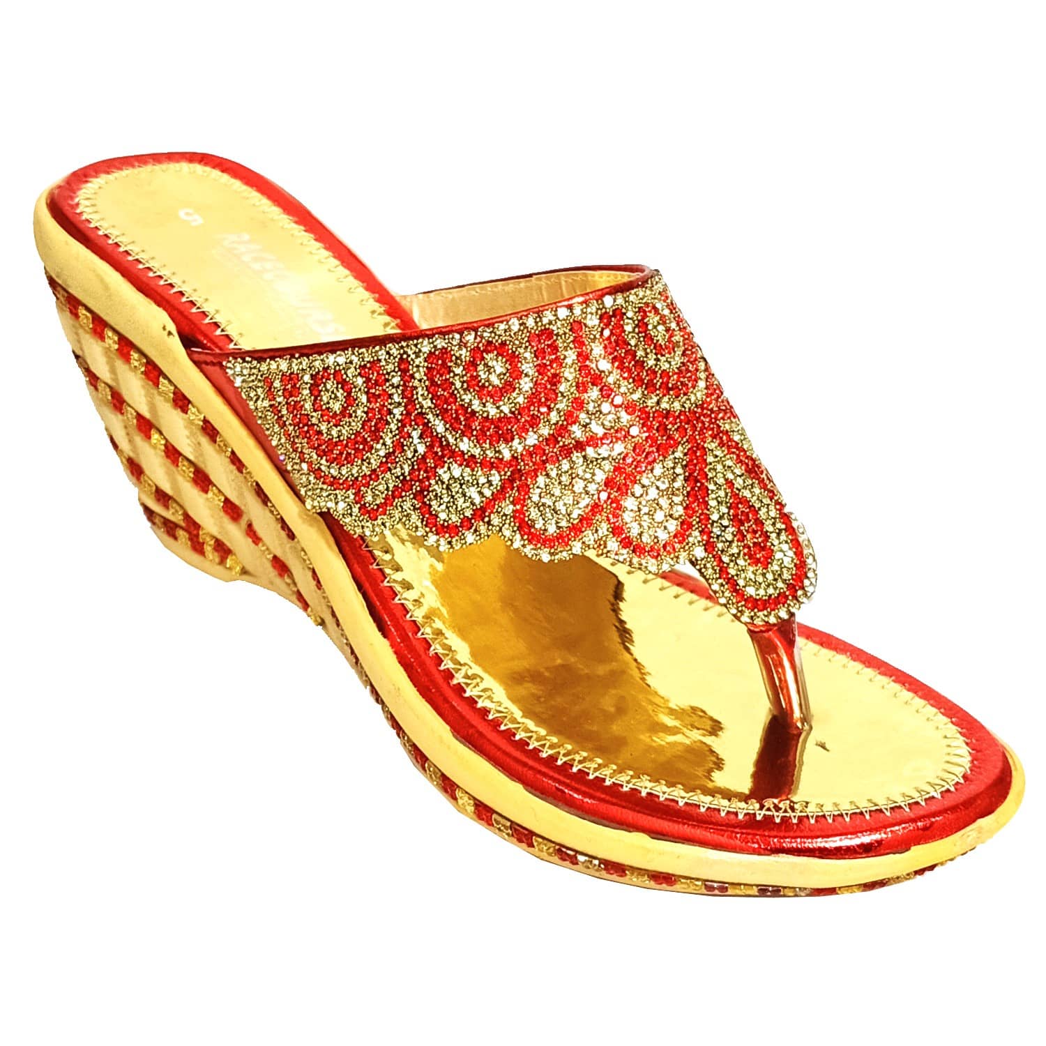 Racecourse - Red Women's Slip On Heels - Heels | Buy online on ZillyBuy