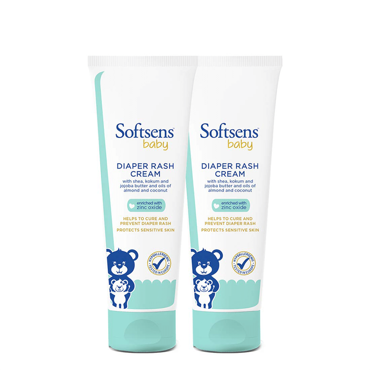 Softsens Baby Natural Diaper Rash Cream Enriched With Aloe Vera Juice and Shea Butter 50g, Pack of 2 Softsens Baby Natural Diaper Rash Cream Enriched With Aloe Vera Juice and Shea Butter 50g, Pack of 2
